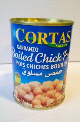 Pois chiches bouillis Cortas / J A E  400 g