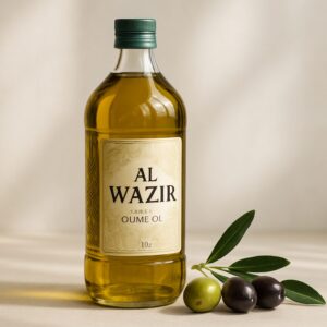 découvrez l'huile d'olive al wazir 1l, une huile de qualité supérieure idéale pour assaisonner vos plats et sublimer vos recettes méditerranéennes avec authenticité et saveur.