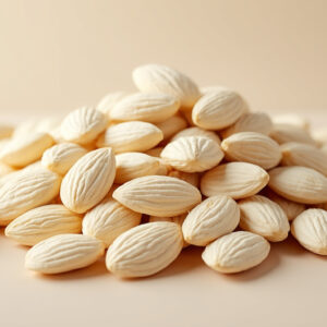 découvrez nos amandes blanches 250 g, idéales pour vos encas sains ou recettes gourmandes. source de protéines et de fibres, elles apportent saveur et bienfaits à votre alimentation au quotidien.
