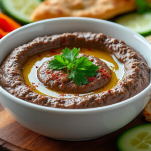 découvrez le baba ghanouj alwadi 365g : une délicieuse purée d’aubergines grillées mélangée avec du tahini et des épices, parfaite pour accompagner vos apéritifs orientaux ou vos repas sains. savourez l’authenticité du moyen-orient en toute simplicité !