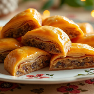 découvrez notre assortiment de baklawa libanais 500g : un mélange exquis de pâtisseries orientales, préparées selon la tradition avec des noix et du miel. parfait pour offrir ou savourer un moment gourmand.