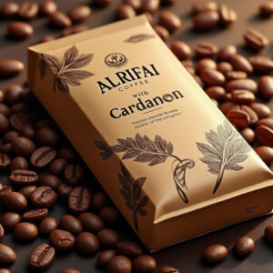 découvrez le café al rifai avec cardamome 200 g : un mélange raffiné de café de qualité et d'épices aromatiques. idéal pour les amateurs de saveurs orientales authentiques et intenses. à savourer à tout moment de la journée.