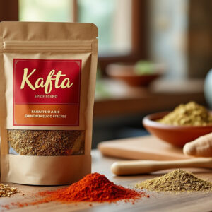 découvrez notre mélange d'épices kafta 100g, idéal pour parfumer vos viandes hachées et donner une touche orientale authentique à vos plats. saveurs riches et équilibre parfait d'aromates.